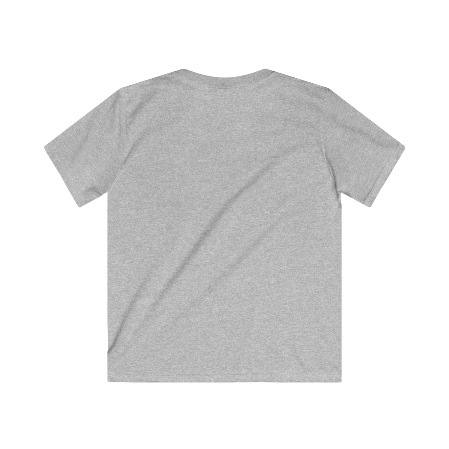 Festive Robot Kids Softstyle Tee for Holiday Cheer