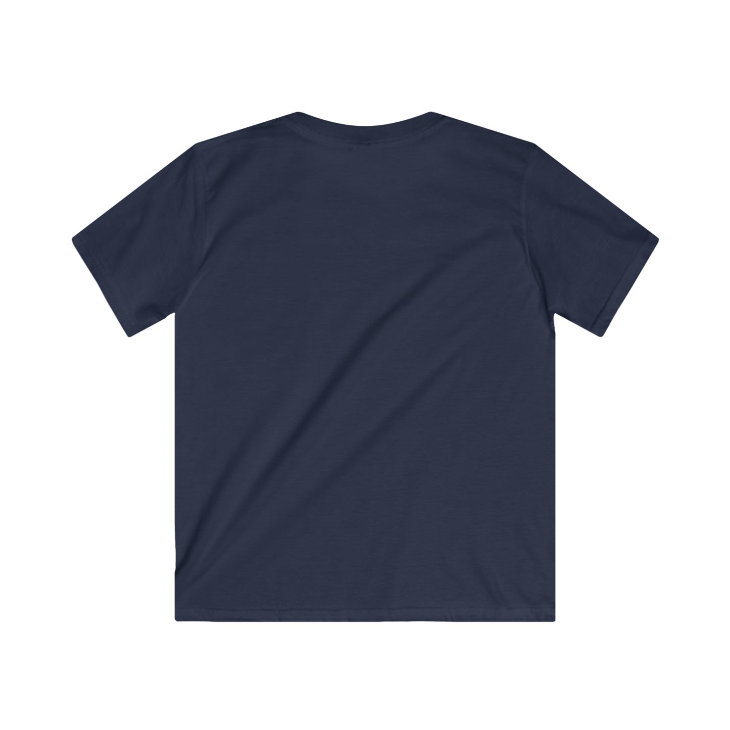Festive Robot Kids Softstyle Tee for Holiday Cheer