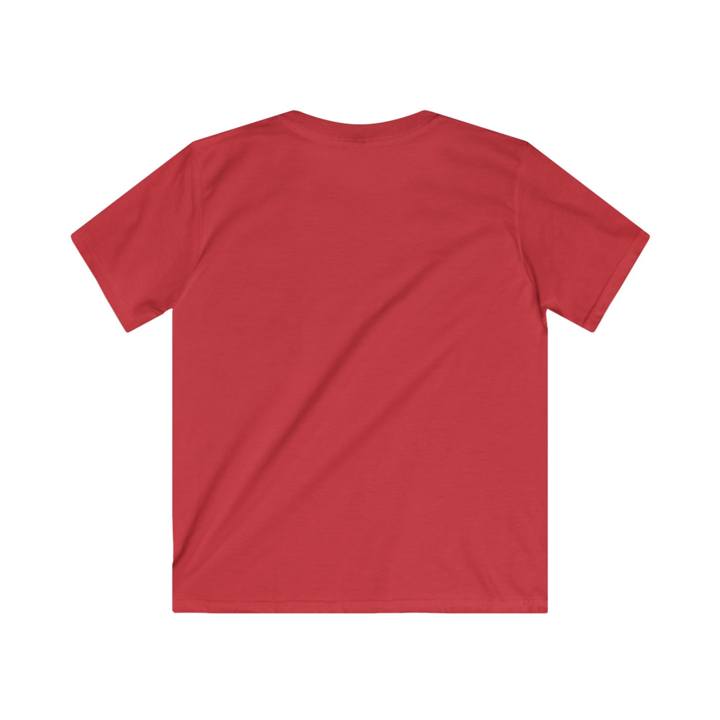 Festive Robot Kids Softstyle Tee for Holiday Cheer