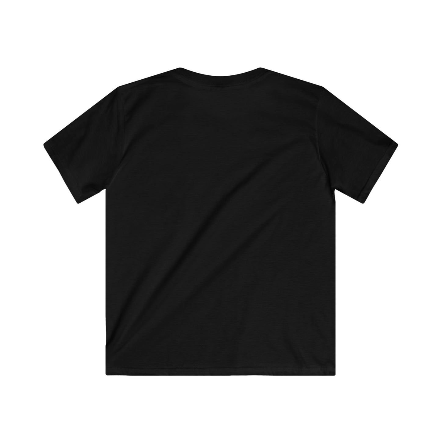 Festive Robot Kids Softstyle Tee for Holiday Cheer