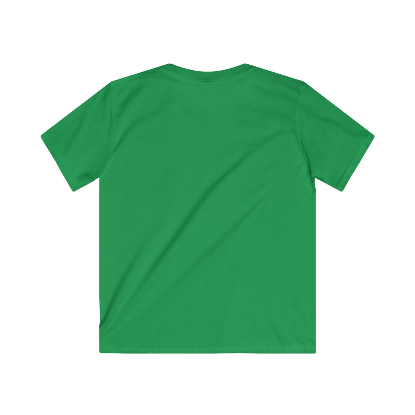 Festive Robot Kids Softstyle Tee for Holiday Cheer
