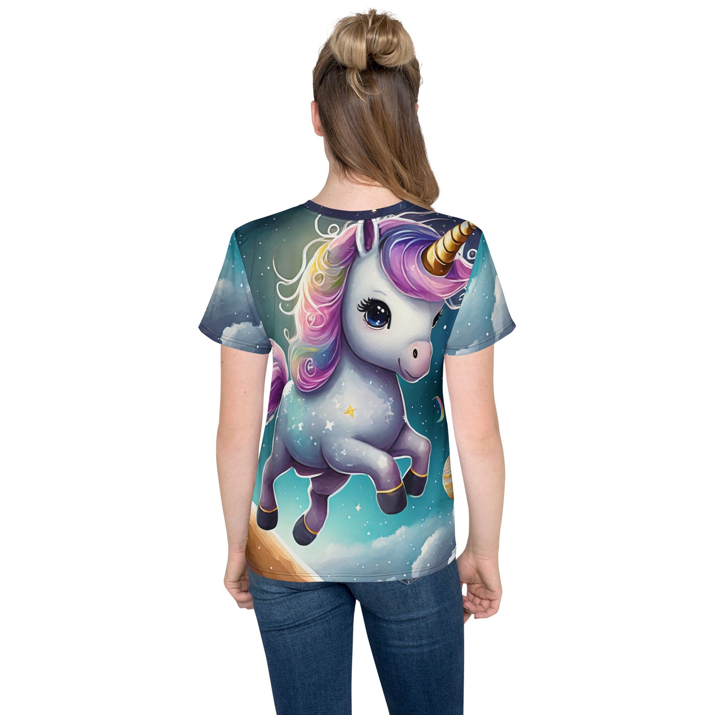 Unicorn in space your kids favorite tee