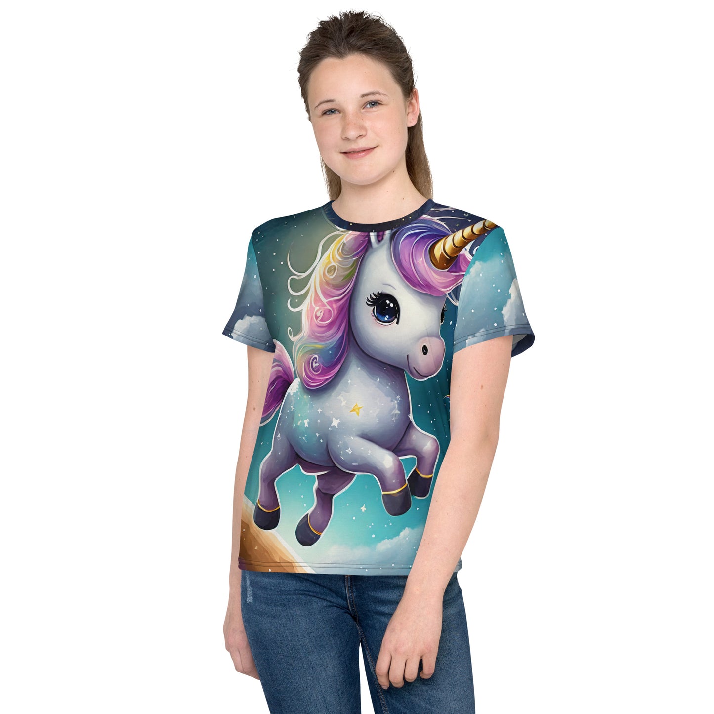 Unicorn in space your kids favorite tee