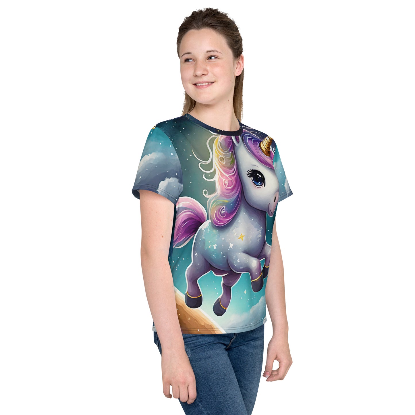 Unicorn in space your kids favorite tee