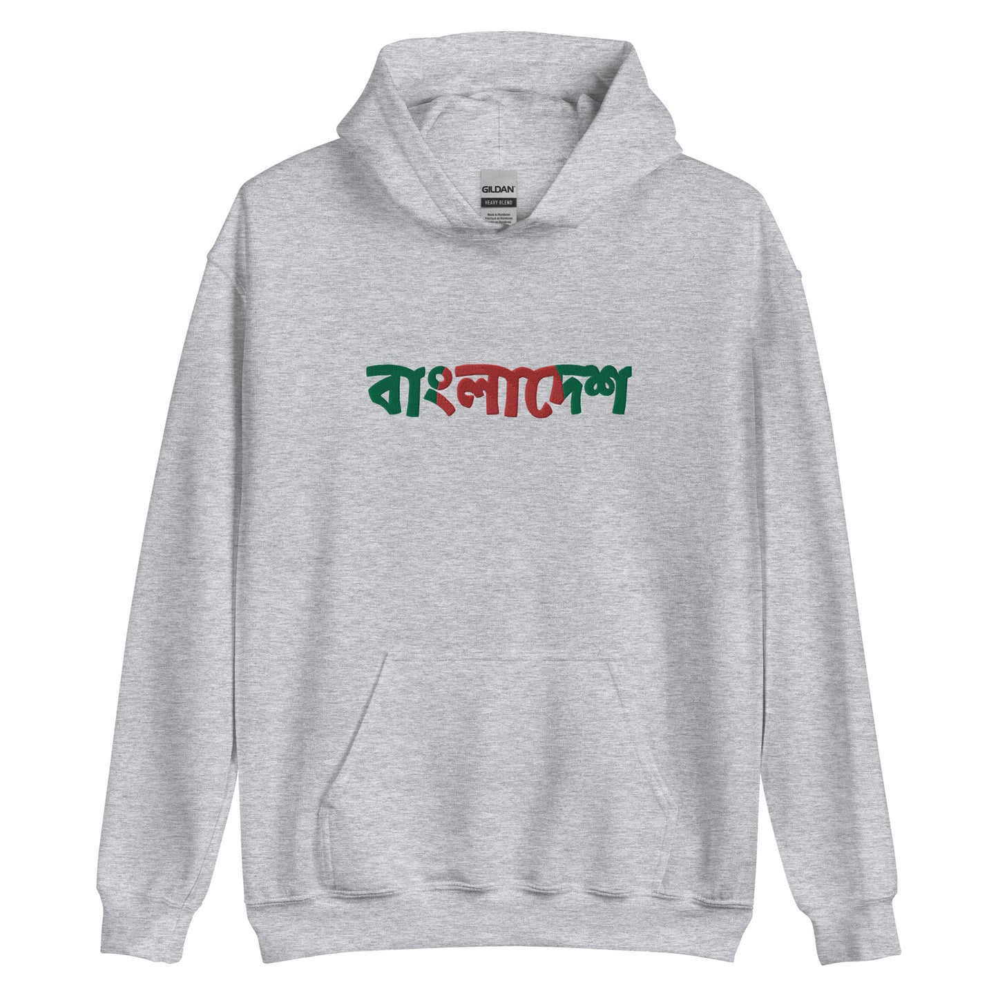 Men Hoodie: Front Embroidery, Back print