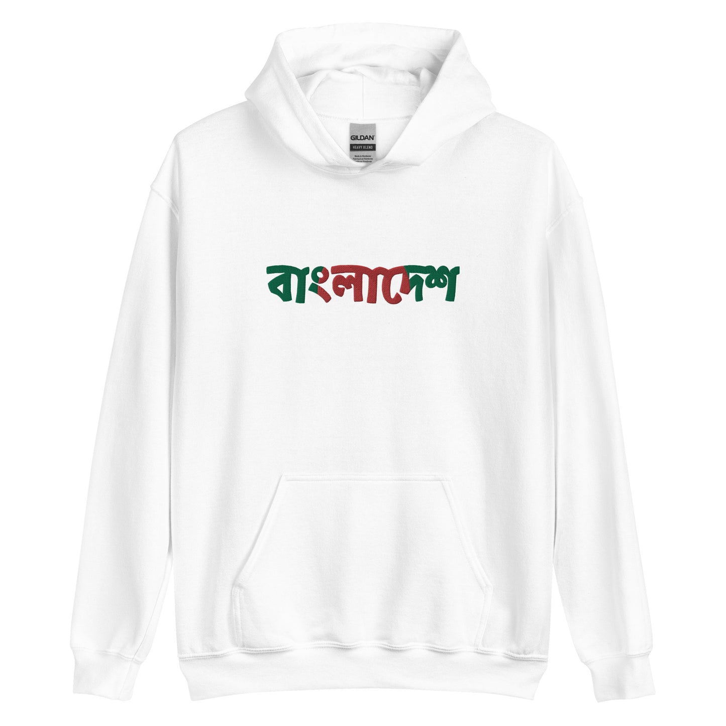 Men Hoodie: Front Embroidery, Back print