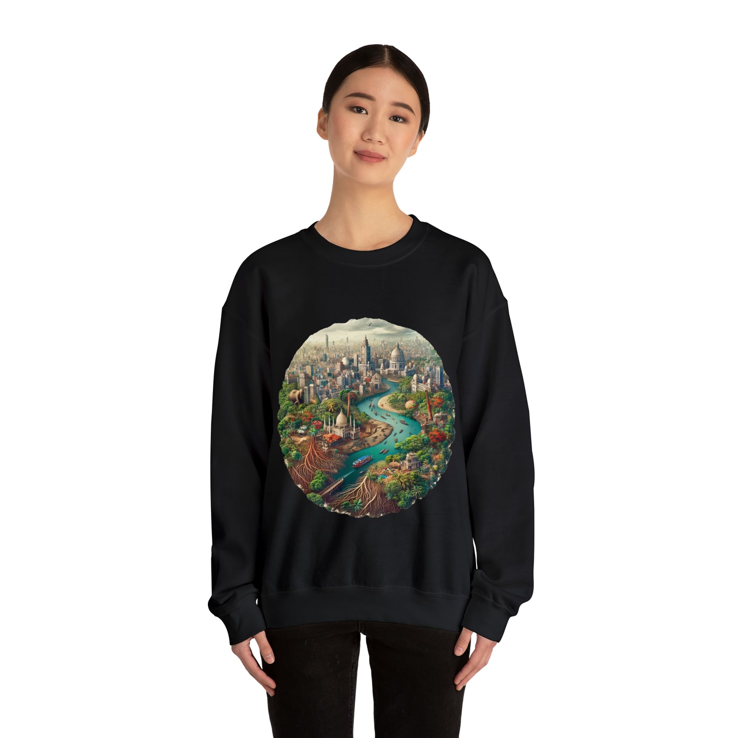 Unisex Heavy Blend™ Crewneck Sweatshirt: Celebrate Bangladesh