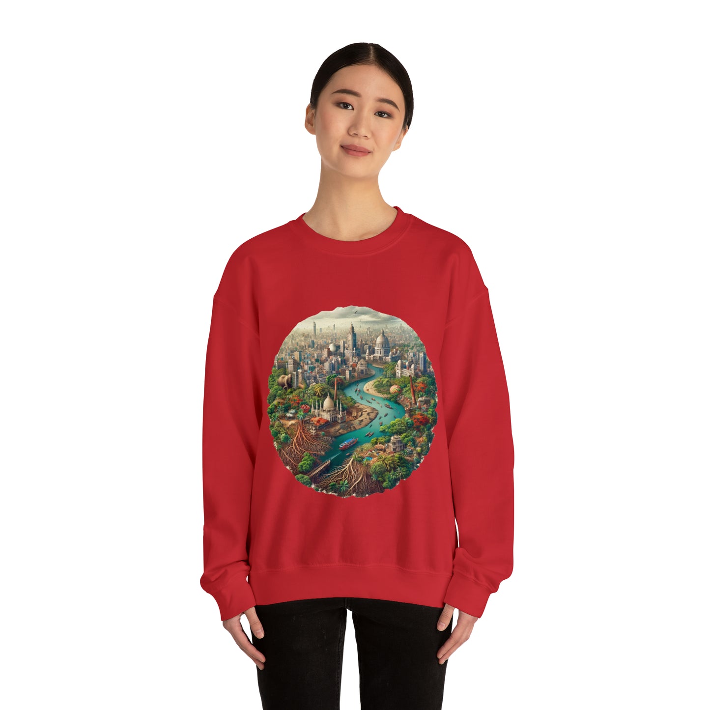 Unisex Heavy Blend™ Crewneck Sweatshirt: Celebrate Bangladesh