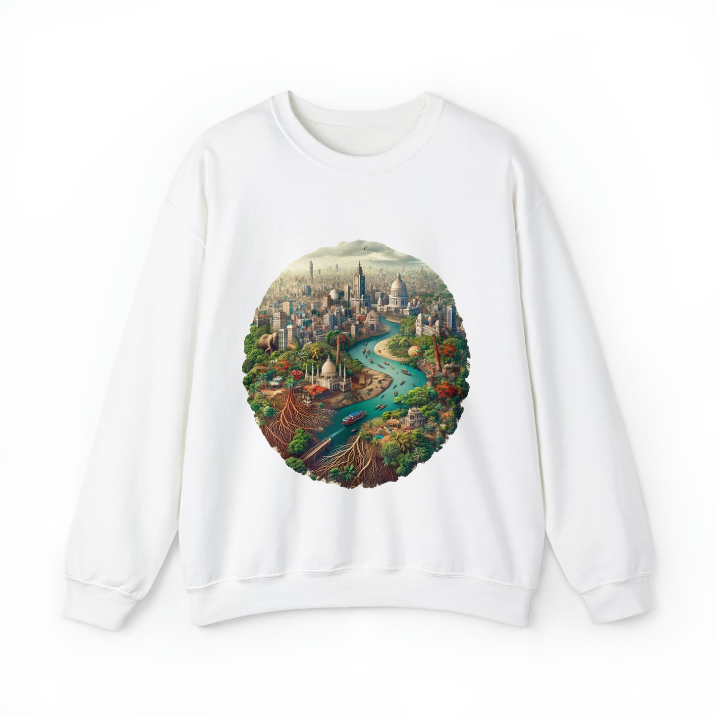 Unisex Heavy Blend™ Crewneck Sweatshirt: Celebrate Bangladesh