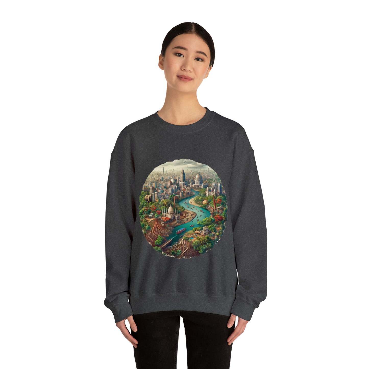 Unisex Heavy Blend™ Crewneck Sweatshirt: Celebrate Bangladesh