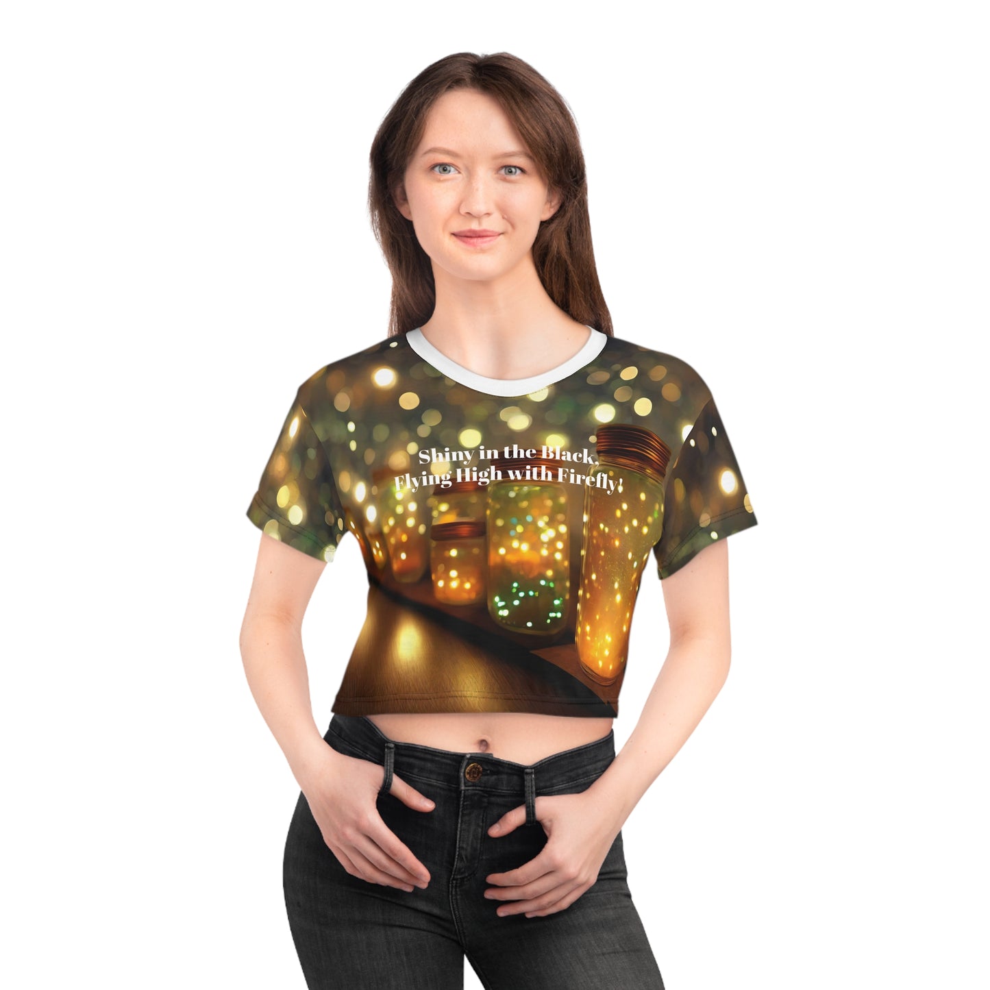 Crop Tee: Firefly