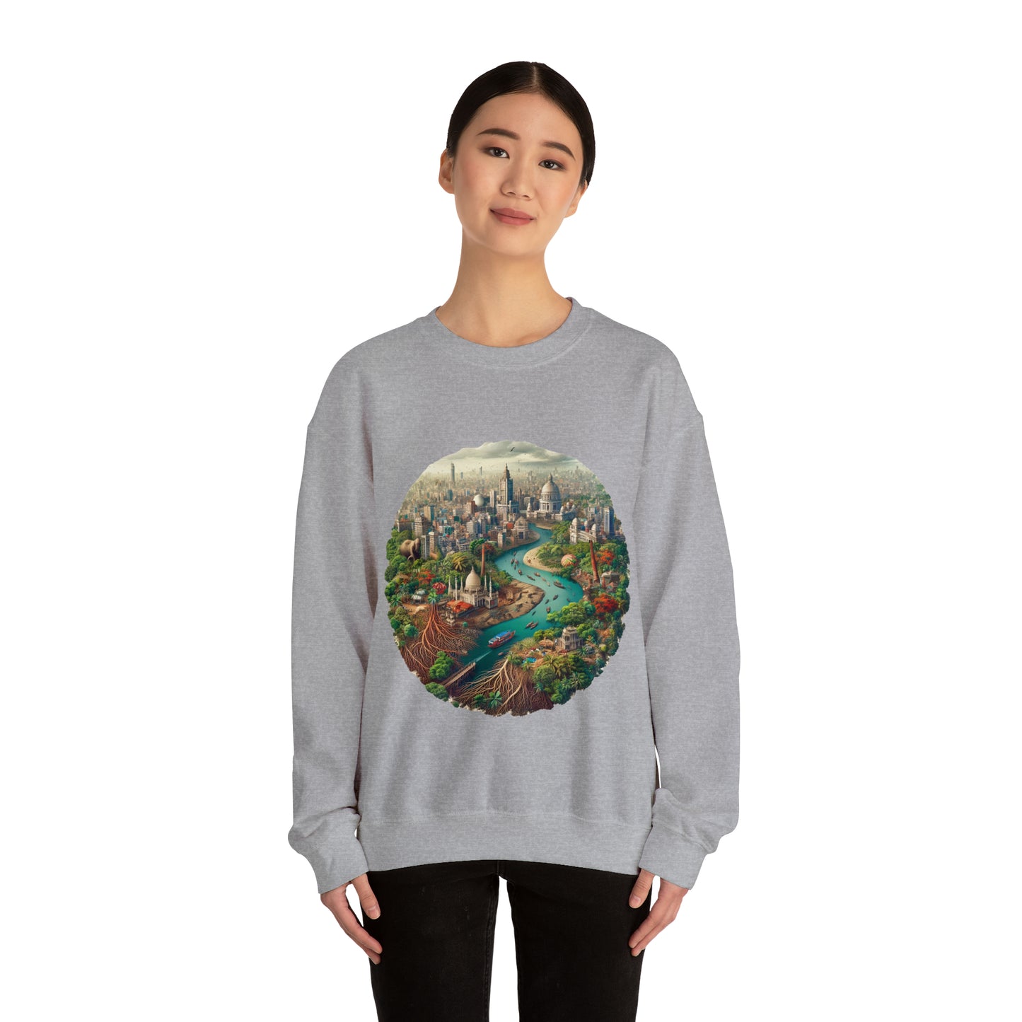 Unisex Heavy Blend™ Crewneck Sweatshirt: Celebrate Bangladesh