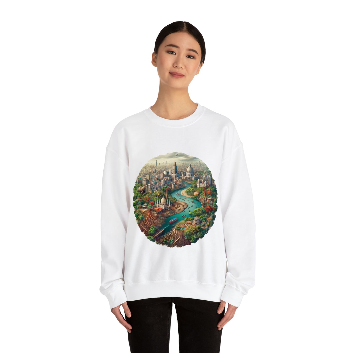 Unisex Heavy Blend™ Crewneck Sweatshirt: Celebrate Bangladesh