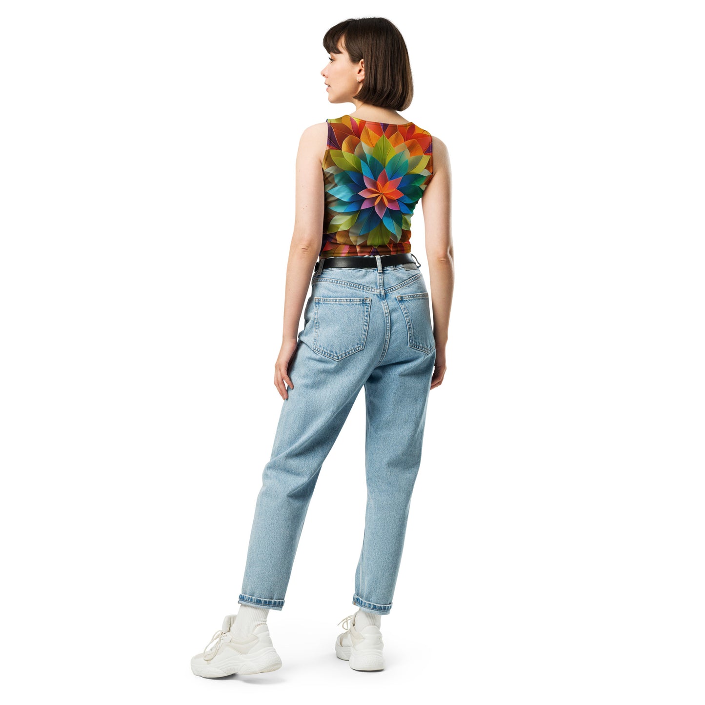 Beautiful Mandala unique Crop Top