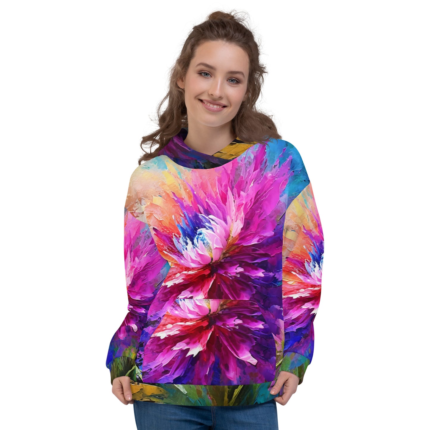 Bright unique print Hoodie