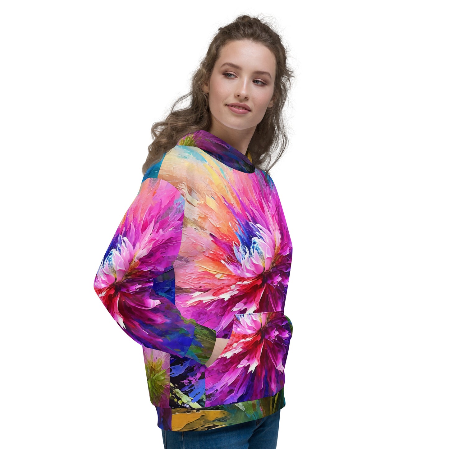 Bright unique print Hoodie