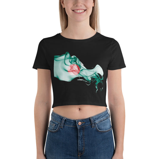 Bangladesh Flag smokie: Women’s Crop Top